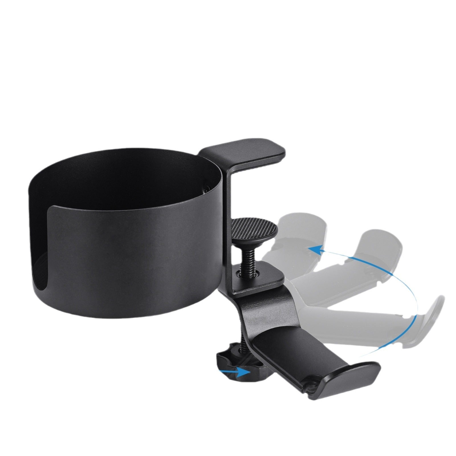 Heavy-Duty Headphone Hanger & Cup Holder