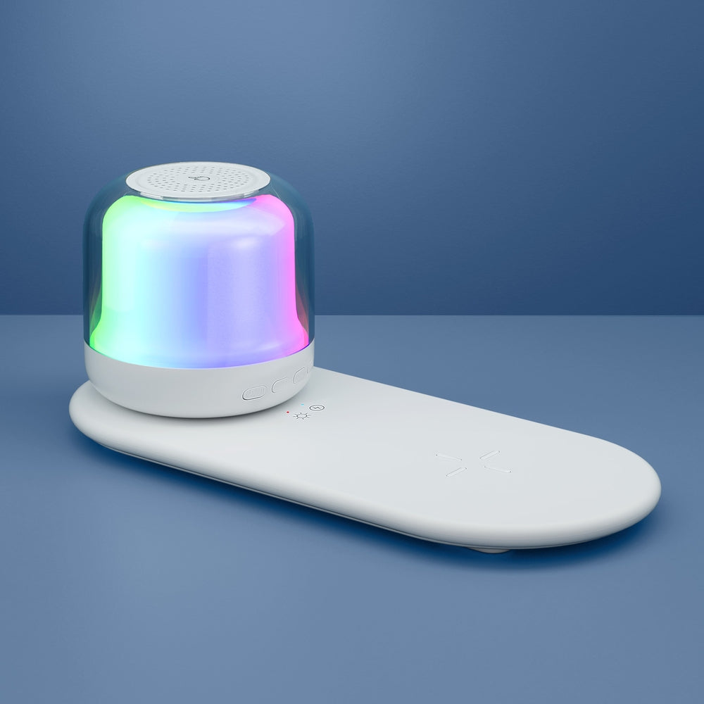 Devanti 3 in 1 Wireless Charger & RGB Speaker