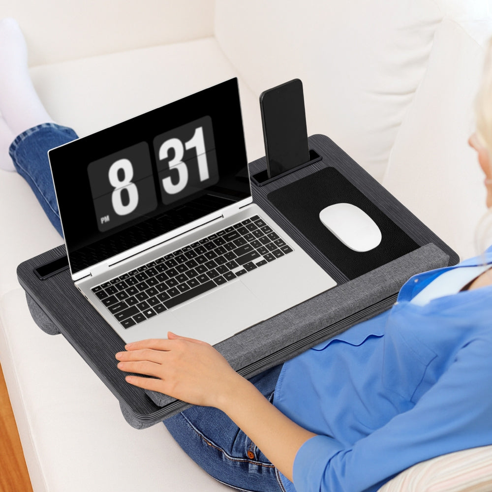 Artiss Mobile Lap Desk (Black & Grey)