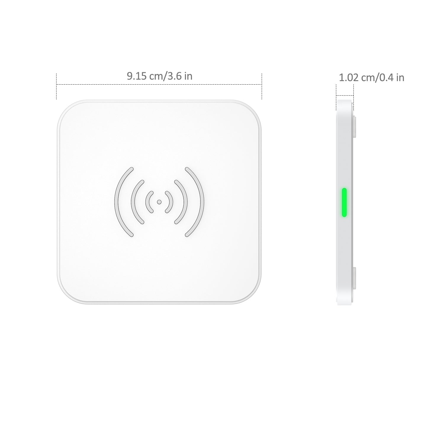 CHOETECH 10W/7.5W Wireless Charger Pad (White)