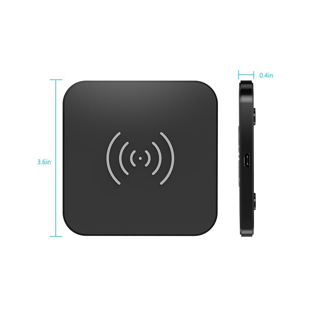 CHOETECH 10W/7.5W Wireless Charger Pad (Black)